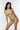 'HEARTS & FLOWERS' - BIKINI TOP - GREEN