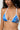 'LEOPARD ORCHID' - BIKINI TOP -BLUE