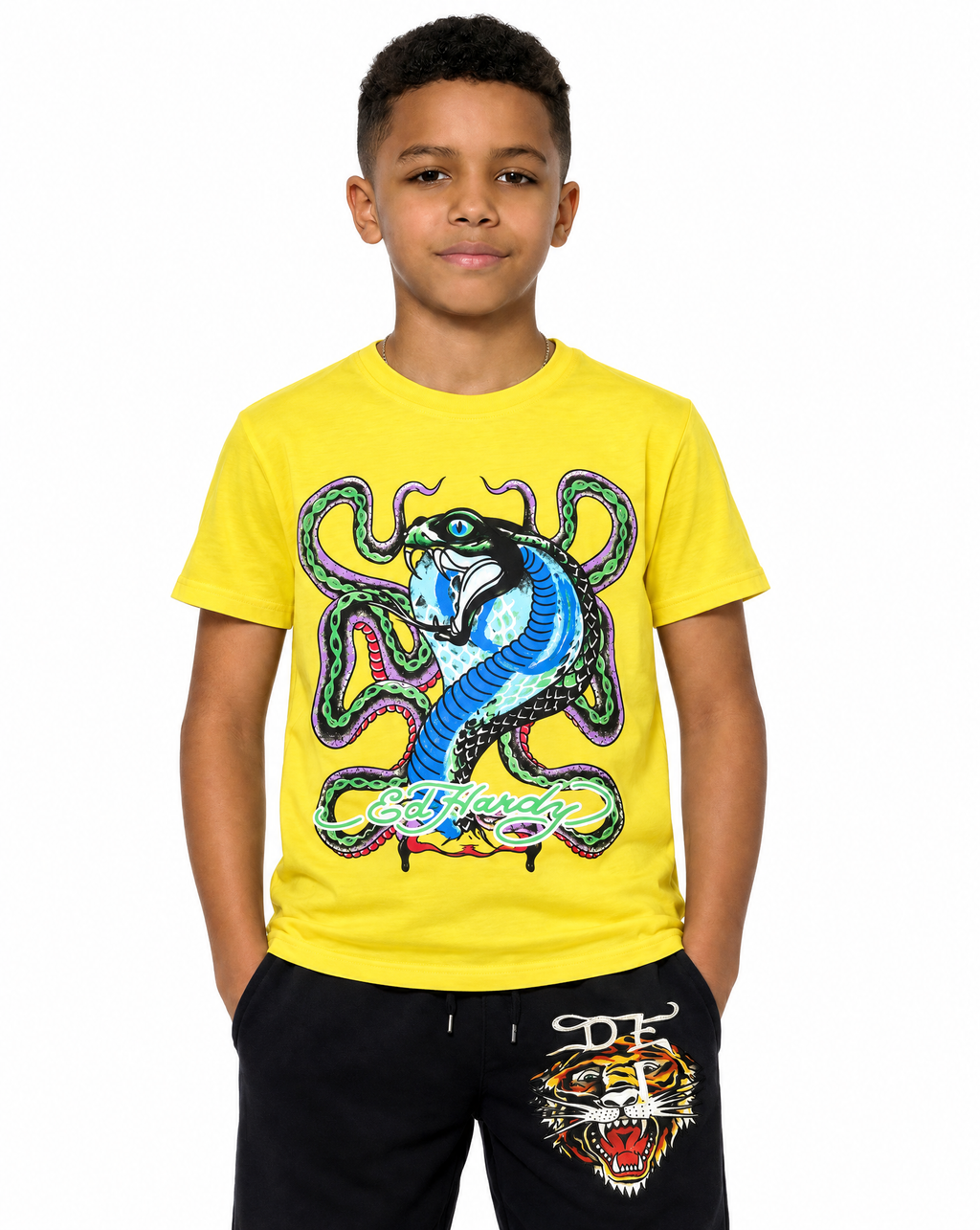 Kids Neon Snake T-Shirt