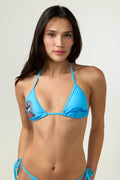 OCEAN GARDEN - BIKINI TOP - LIGHT BLUE