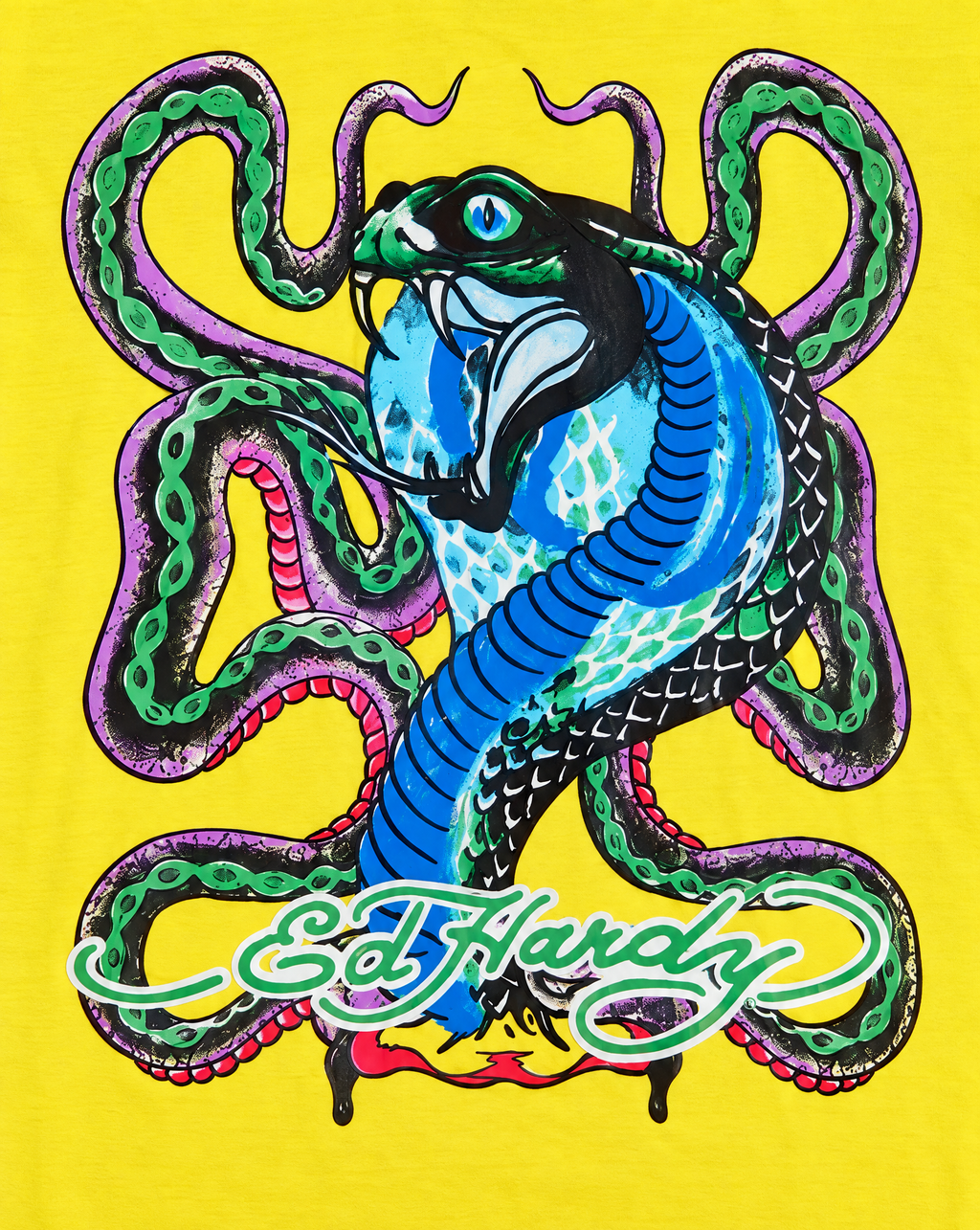 Kids Neon Snake T-Shirt