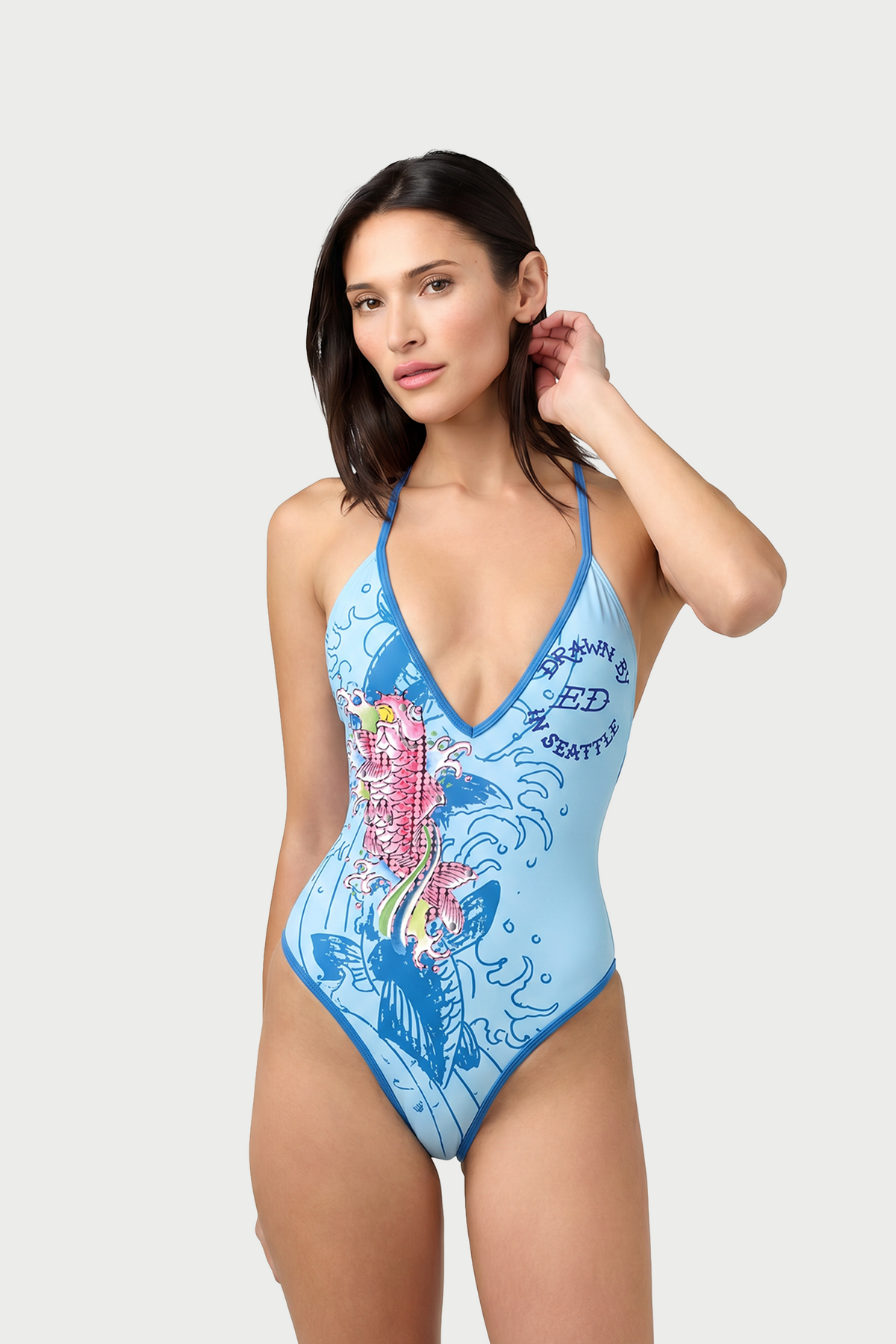 世界20部限定　ONE PIECE / Riding high already! ZEN TIDE - ONE PIECE - LIGHT BLUE – Ed Hardy Forever
