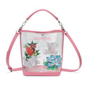 Pink Lotus Bucket Beach Bag