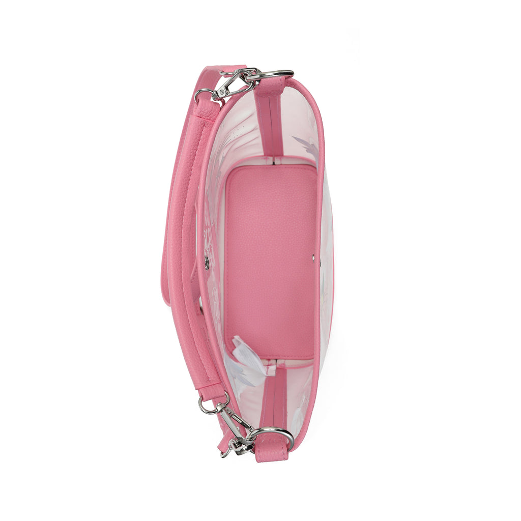 Pink Lotus Bucket Beach Bag