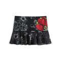 Ed Hardy Night Angel Mesh Skirt in black print