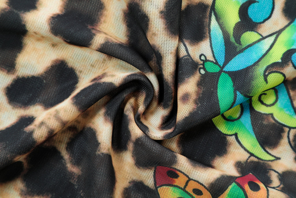JUNGLE SLAY - TUBE DRESS - LEOPARD