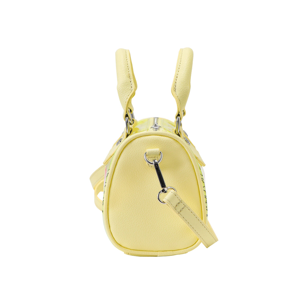 Yellow Ed Hardy PVC Small Beach HandBag - Koi