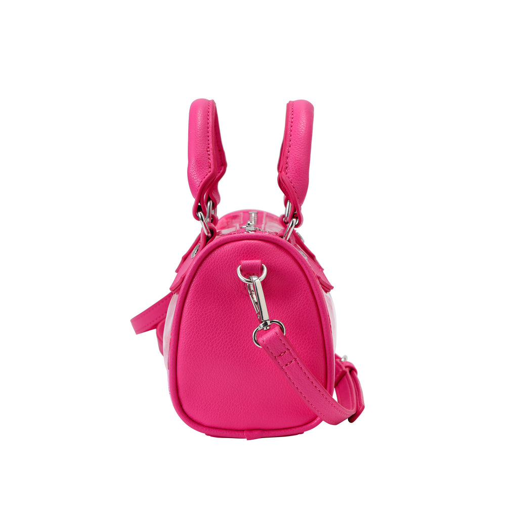 Pink Ed Hardy PVC Small Beach HandBag - Love Kills