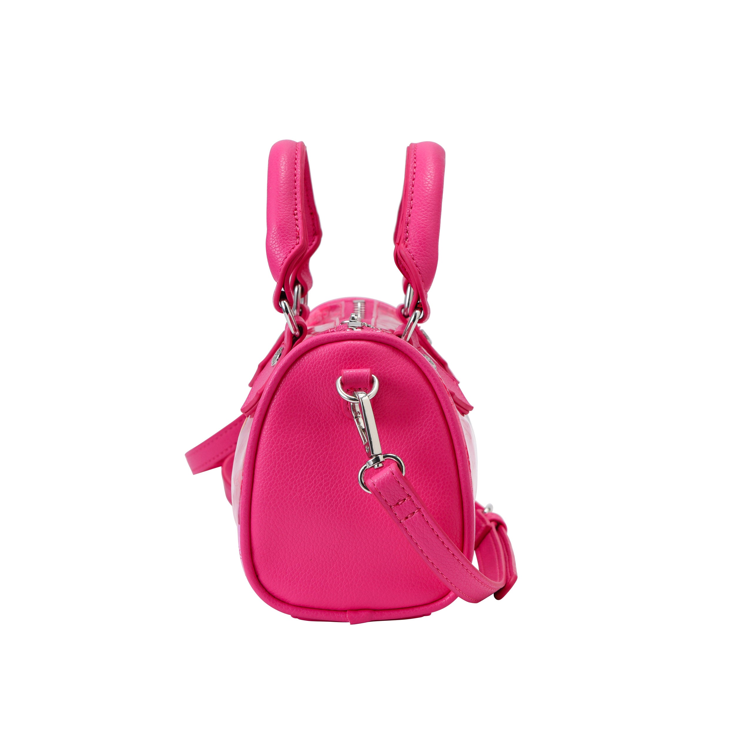 Pink Ed Hardy PVC Small Beach HandBag - Love Kills