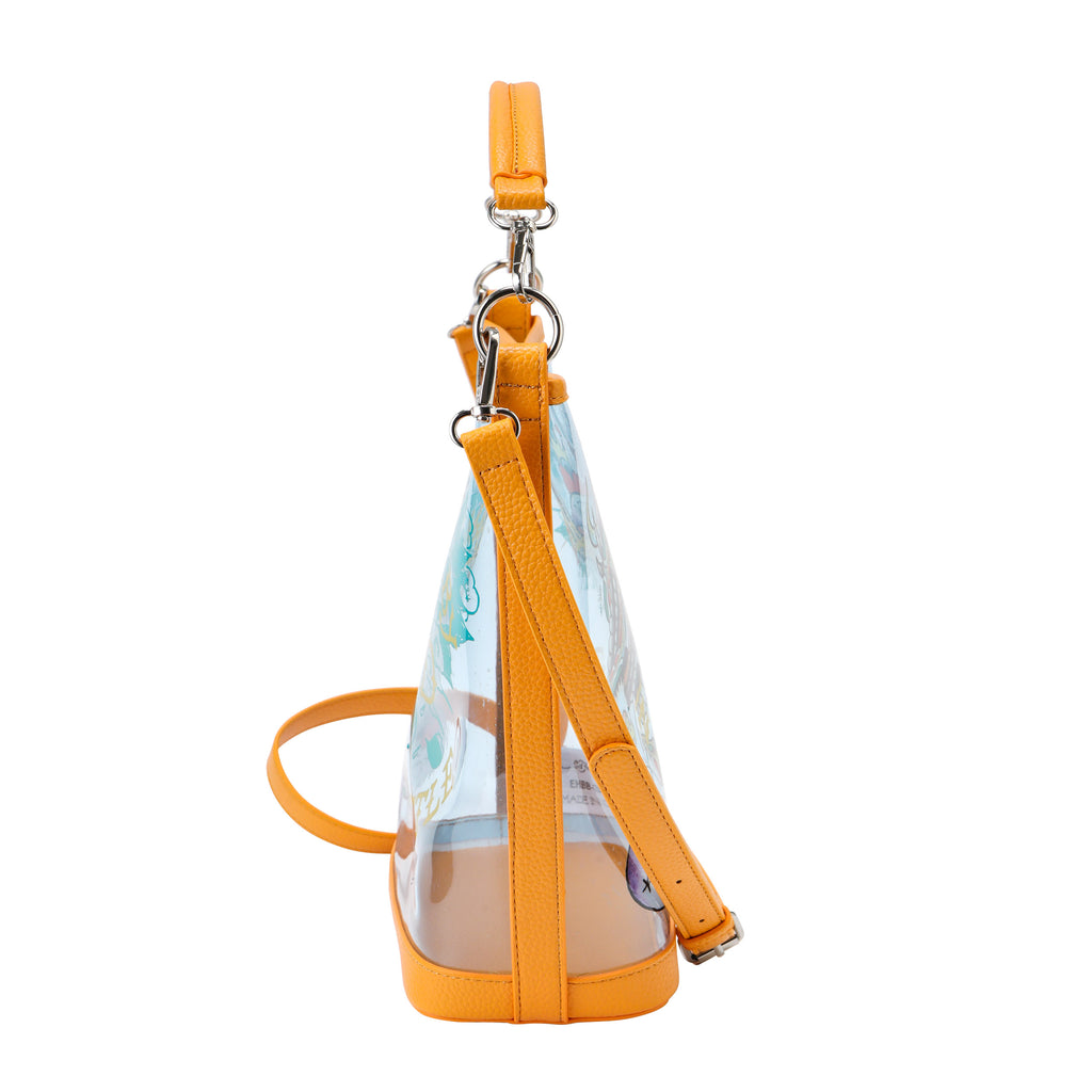 Orange Ed Hardy PVC Beach Bucket Bag - Drawn in Seattle