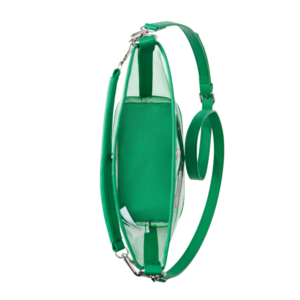 Green Ed Hardy PVC Beach Bucket Bag - Black Panther