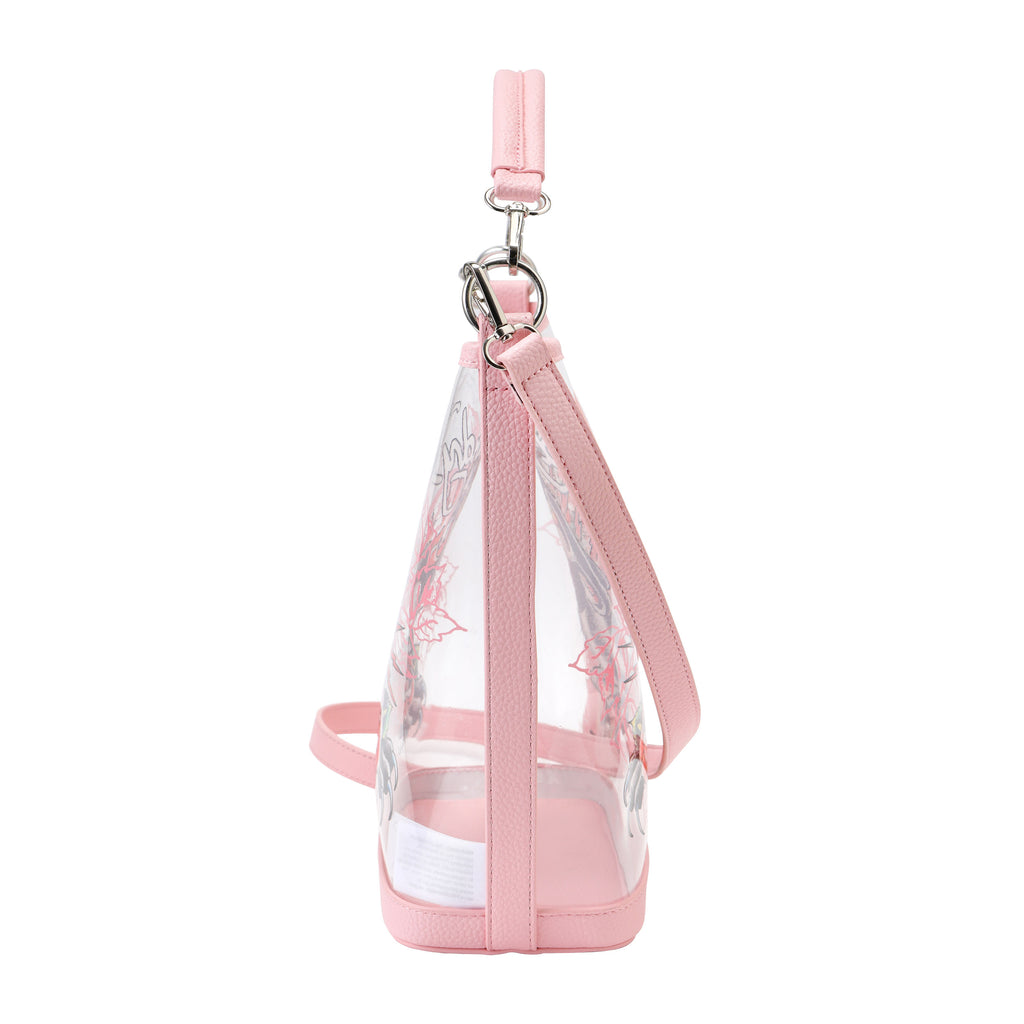 Pink Ed Hardy PVC Beach Bucket Bag - Rose Panther