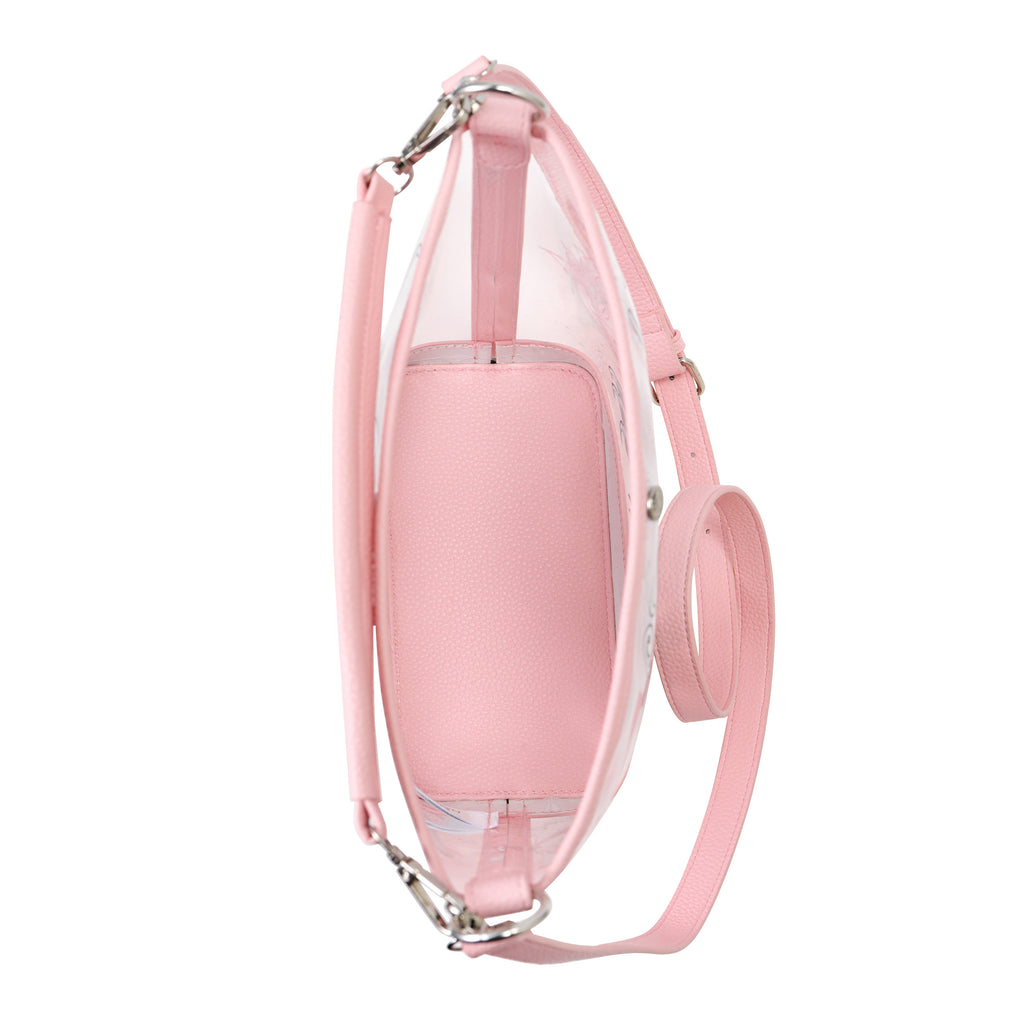 Pink Ed Hardy PVC Beach Bucket Bag - Rose Panther