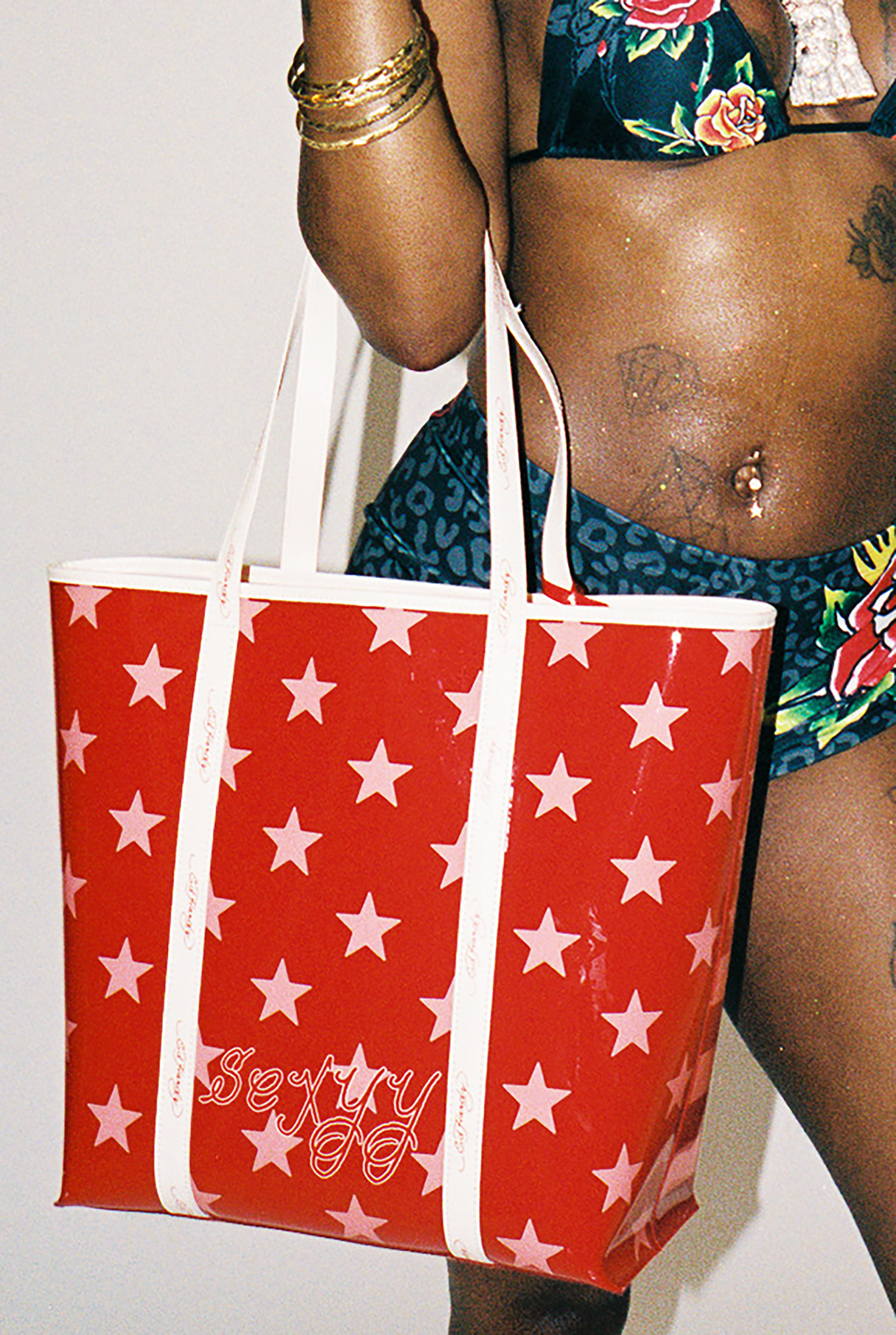 SEXYY FOR PRESIDENT' BEACH TOTE BAG