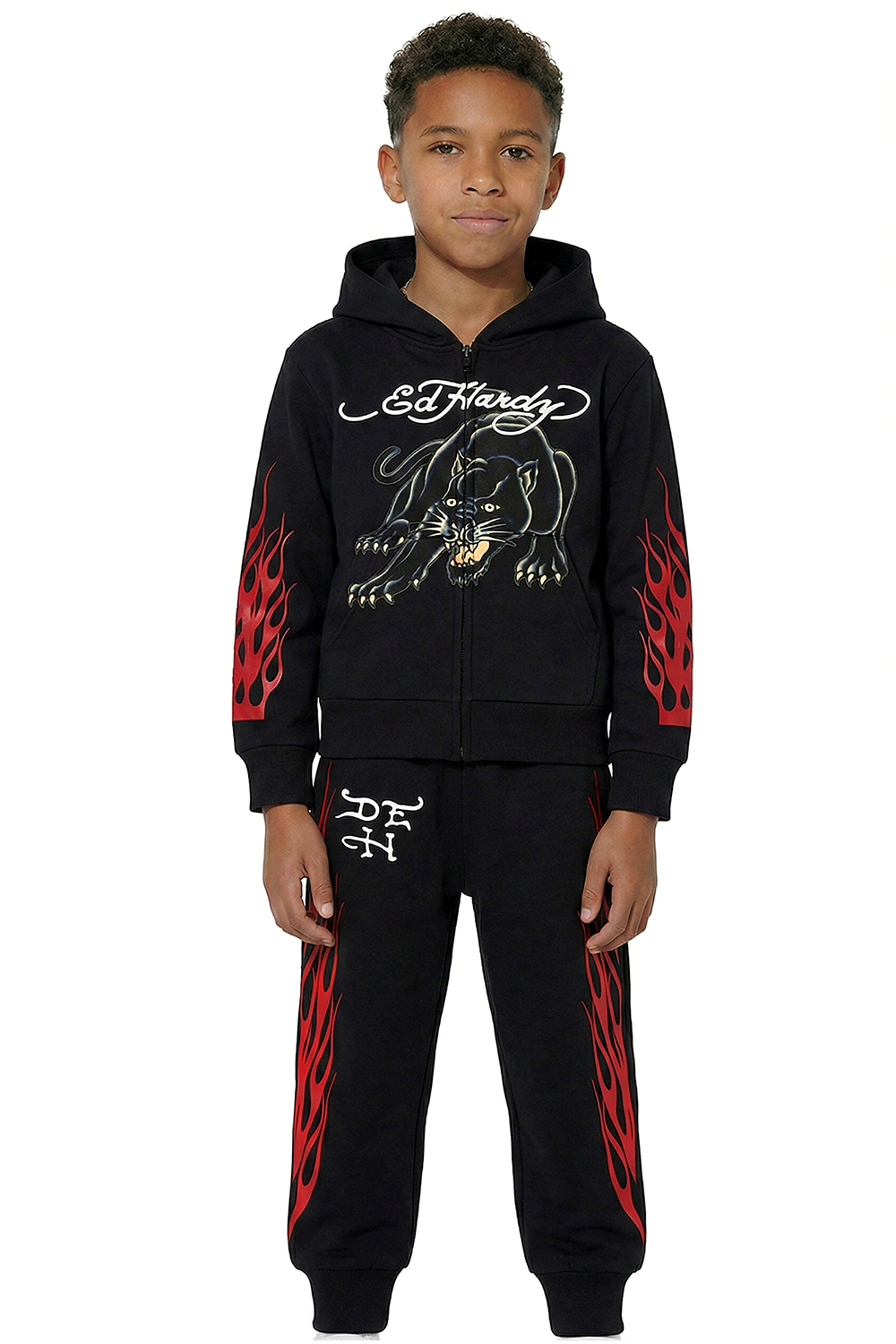 Kids Panther Prey Sweats -Black