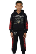 Kids Panther Prey Sweats -Black