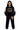 Kids Gold Tiger Sweats -Black