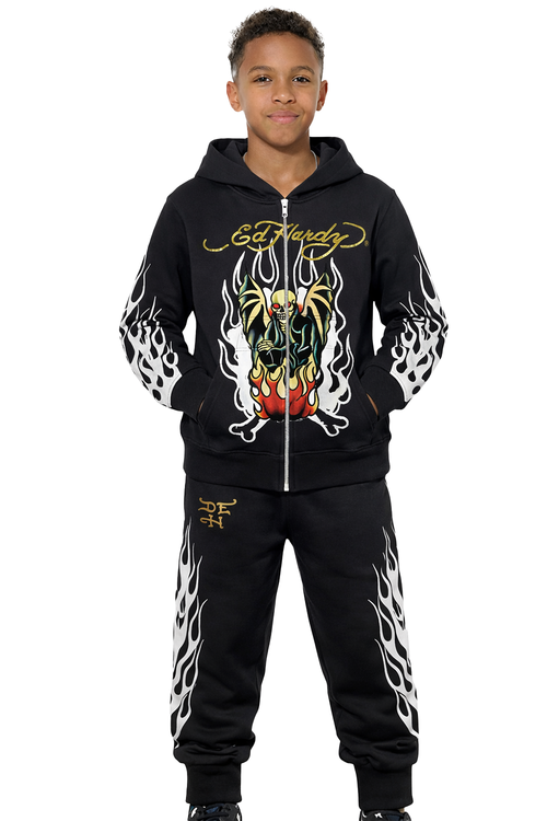 Kids Reaper Sweats -Black