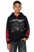 Kids Panther Prey Hoodie - Black
