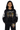 Kids Gold Tiger Hoodie -Black