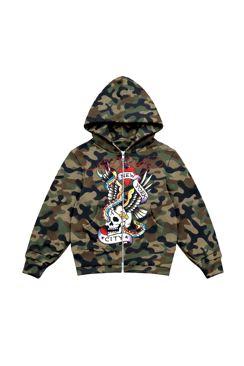 Kids NYC Reaper Hoodie -Camo