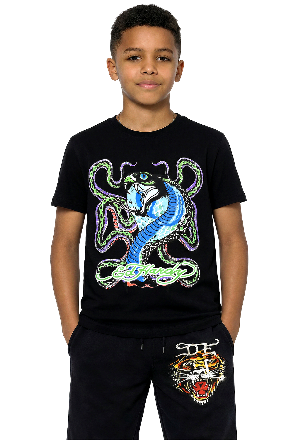 Kids Neon Snake T-Shirt