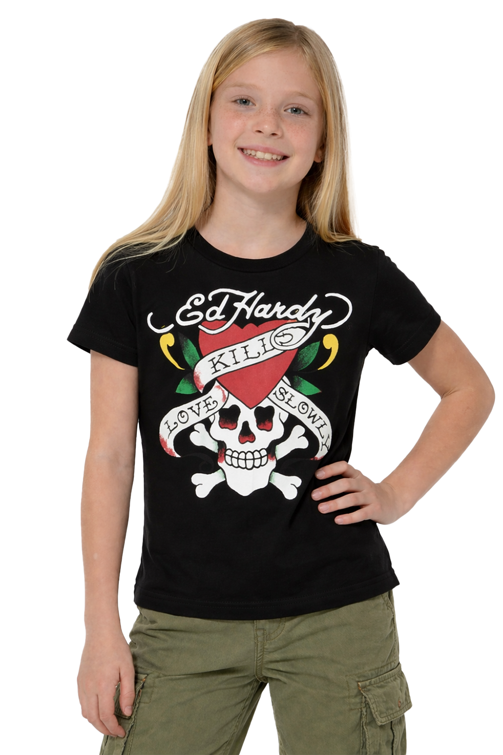 Kids Love Kills Slowly T-Shirt - Black