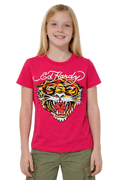 Kids Classic Tiger T-Shirt - Hot Pink