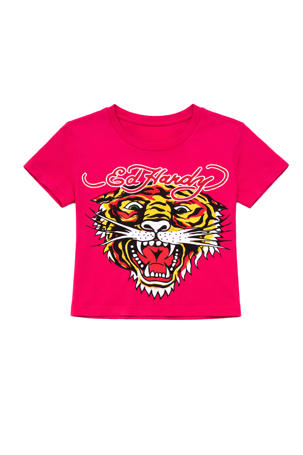 Kids Classic Tiger T-Shirt - Hot Pink