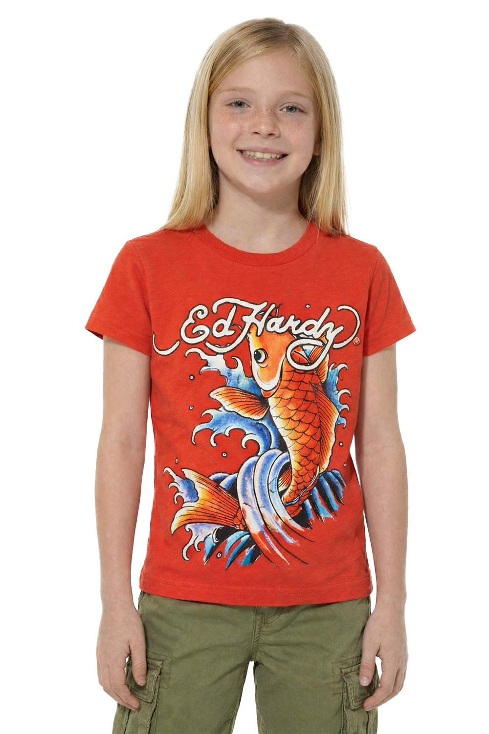 Kids Koi T-Shirt - Red – Ed Hardy Forever