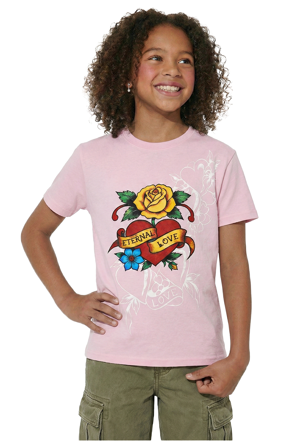 Kids Eternal Love T-Shirt - Pink