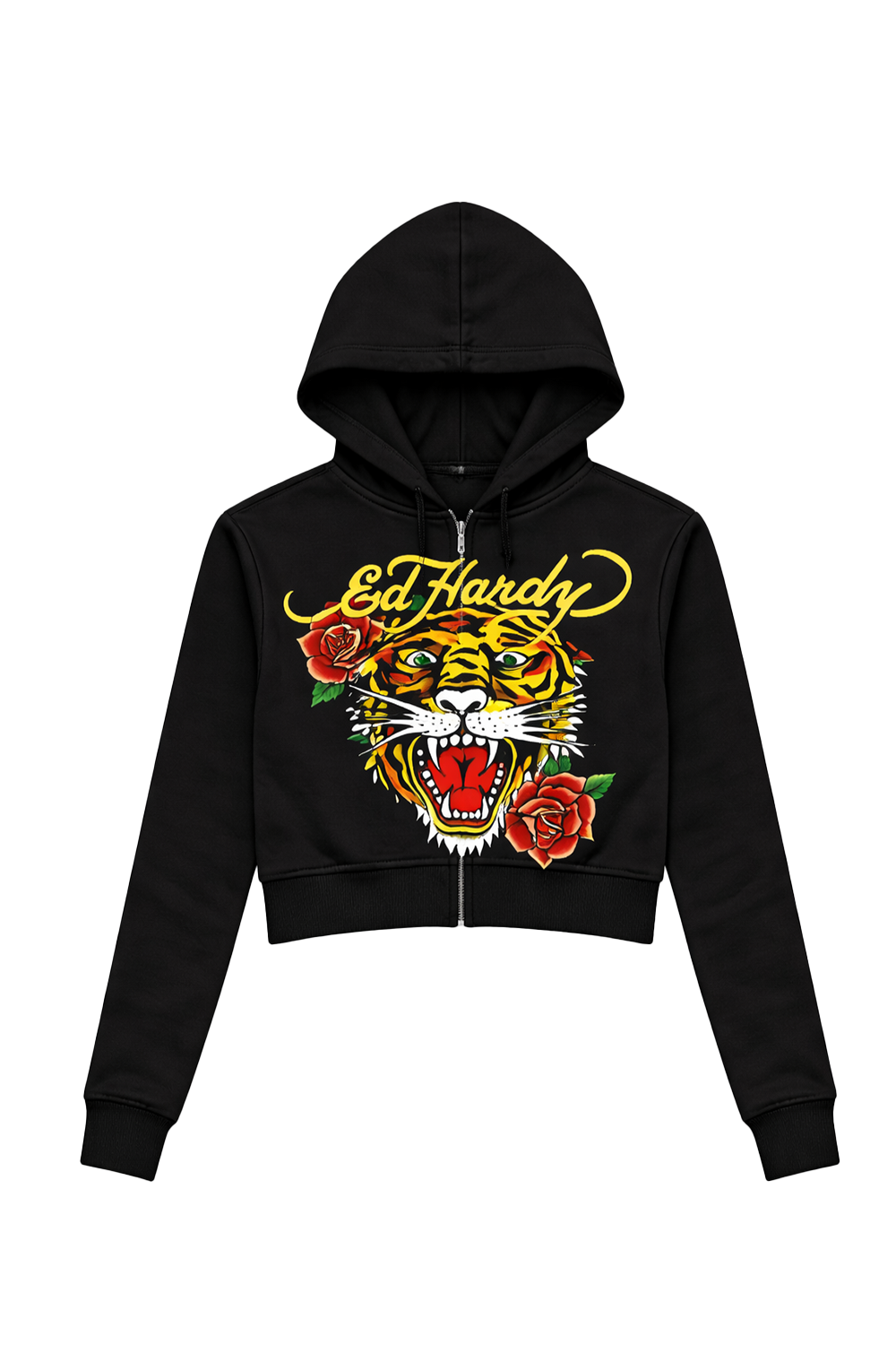 Kids Tiger Hoodie - Black