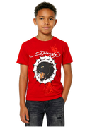 Kids Panther T-Shirt - Red