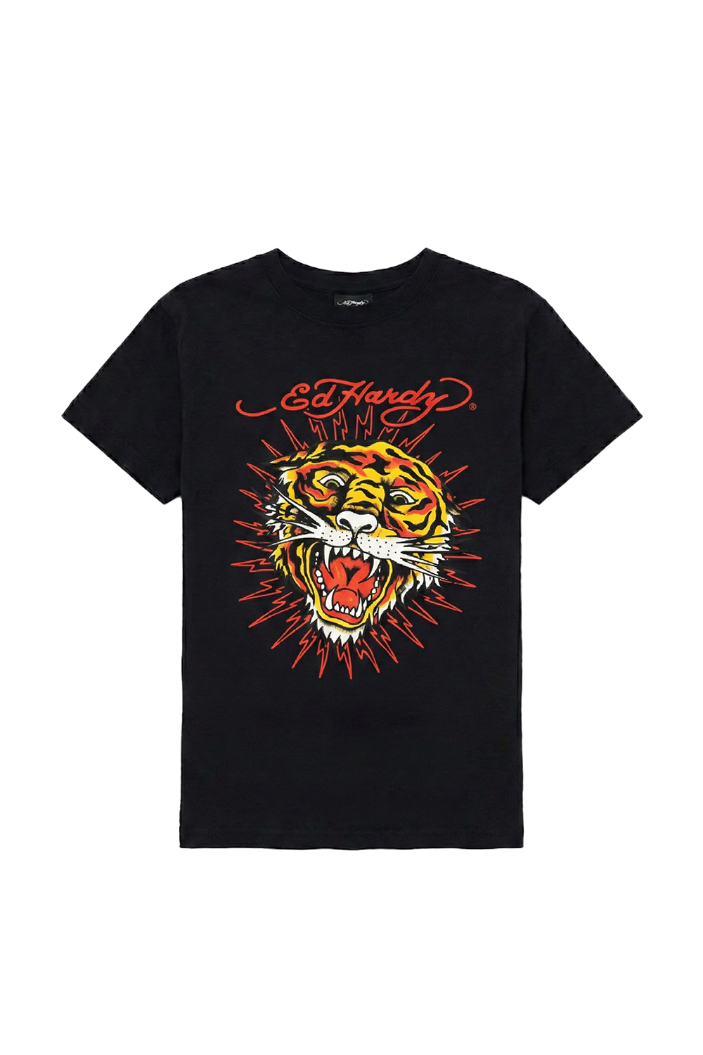 Kids Tiger Sparks T-Shirt - Black