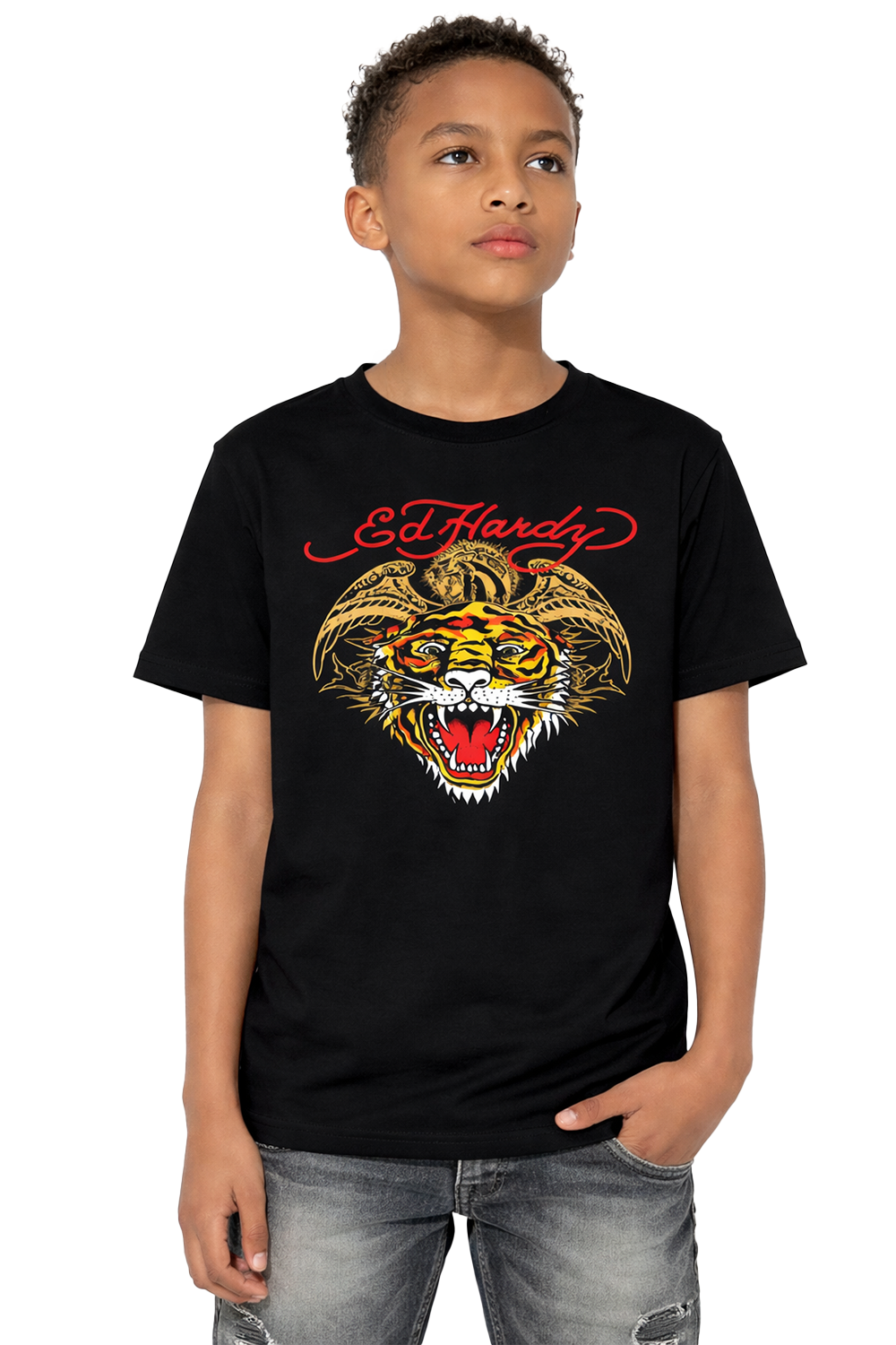 Kids Flying Tiger T-Shirt - Black