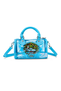 Blue Ed Hardy PVC Small Beach HandBag - Classic Tiger