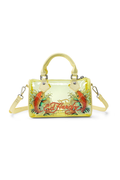 Yellow Ed Hardy PVC Small Beach HandBag - Koi