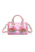 Pink Ed Hardy PVC Small Beach HandBag - Alive & Aware