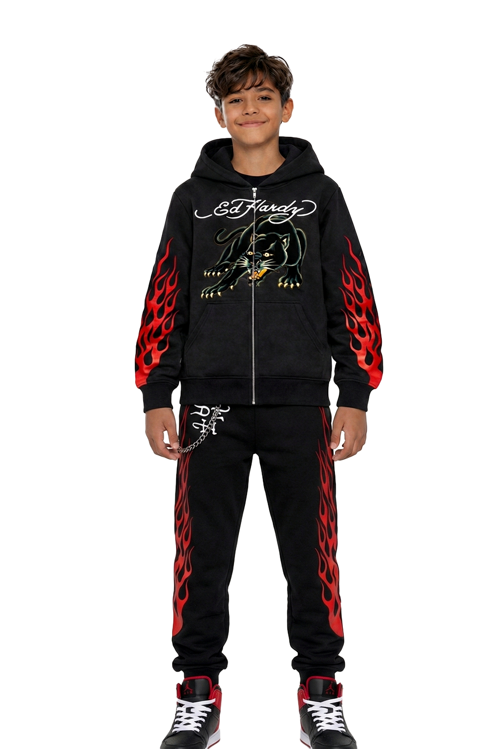 Youth Panther Prey Sweats -Black