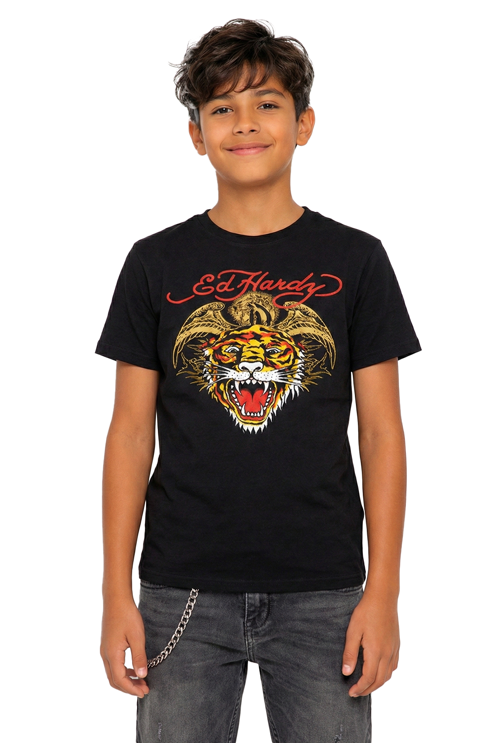 Youth Flying Tiger T-Shirt - Black