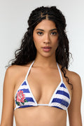 DON ED HARDY' - BIKINI TOP - NAVY