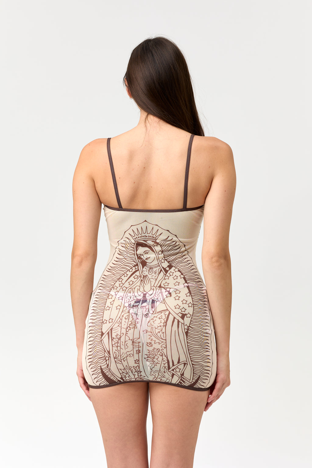 MARY' MESH DRESS COVER-UP