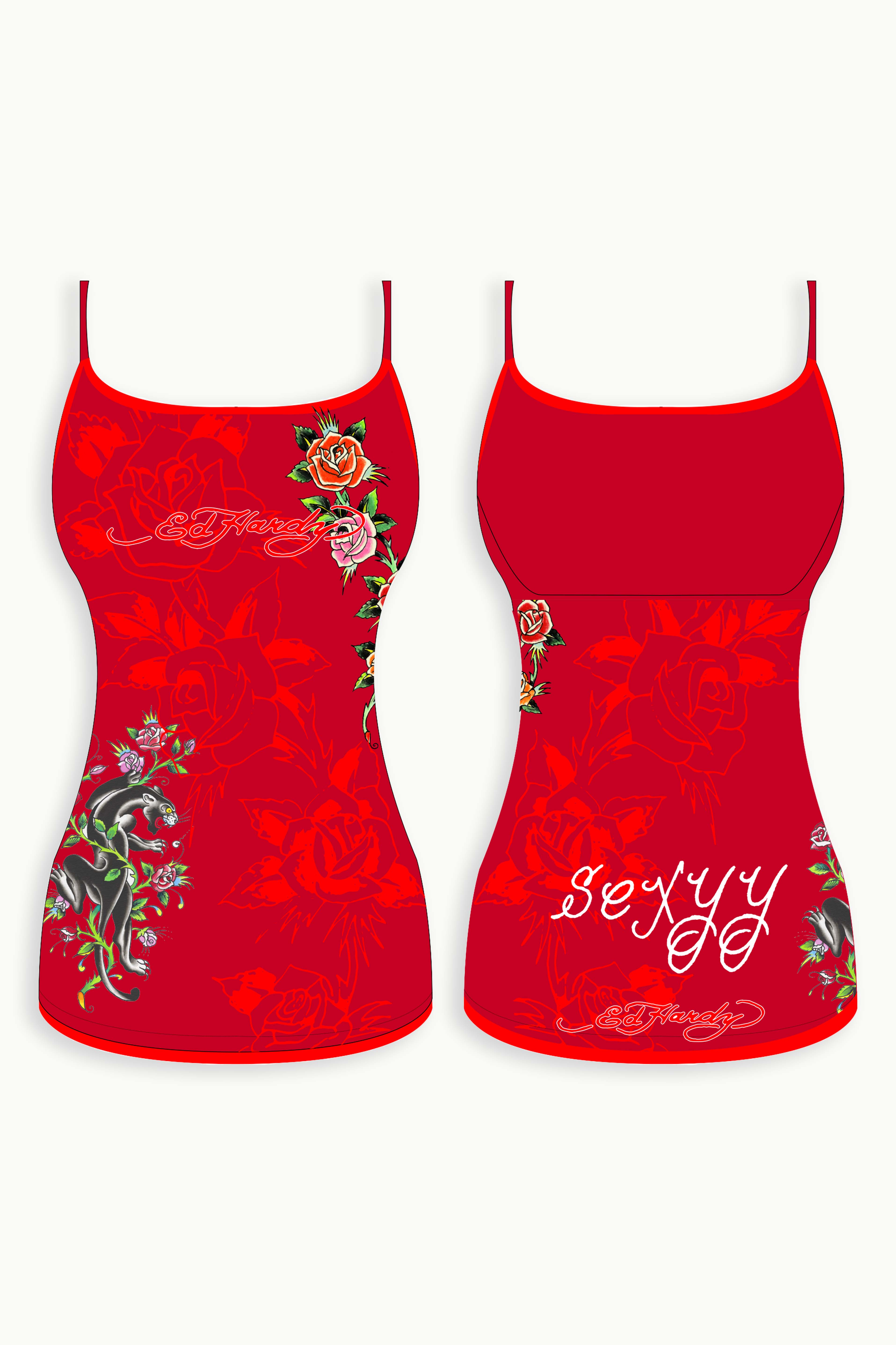 U MY ED HARDY' MESH DRESS COVER-UP