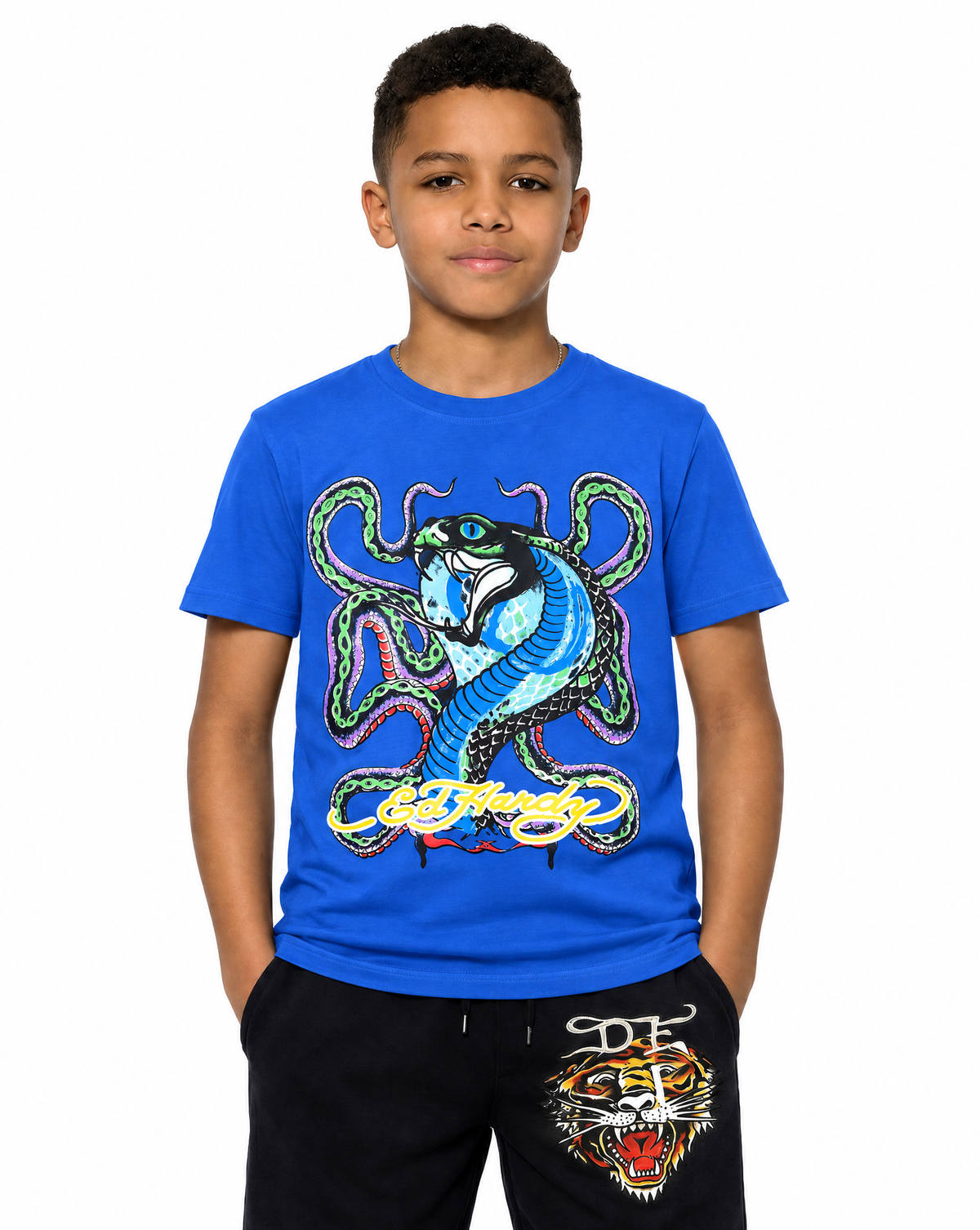 Kids Neon Snake T-Shirt